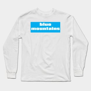 Blue Mountains Long Sleeve T-Shirt